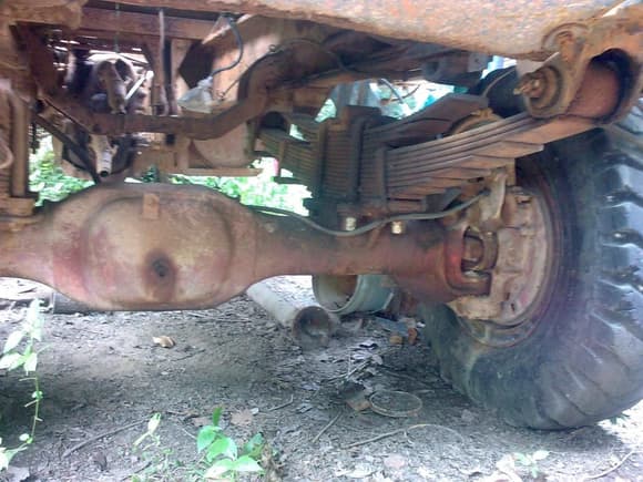 MAN front axle