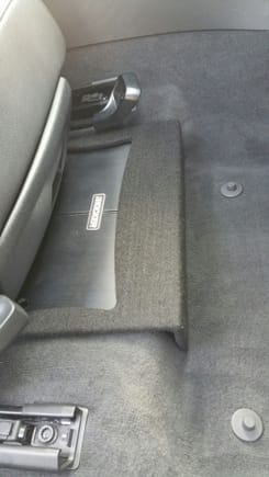 This is how I installed it under the passenger seat.  When the seat is in a normal position you don't even see it.