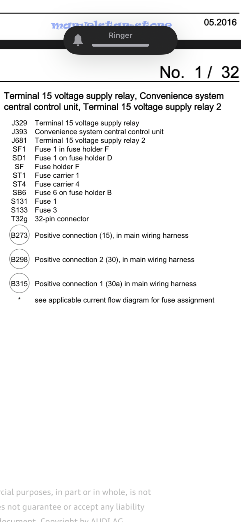 2012 Audi A7 fuse locations AudiWorld Forums
