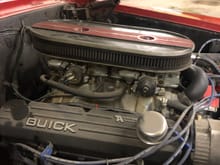 Buick 455 quadrajet dual 4 barrel carbs in my 1966 Buick skylark convertible 