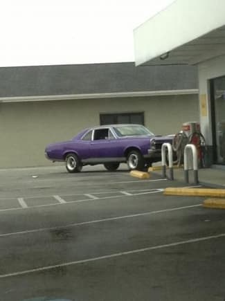 Actually spotted this GTO at a gas station near the corvette museum!