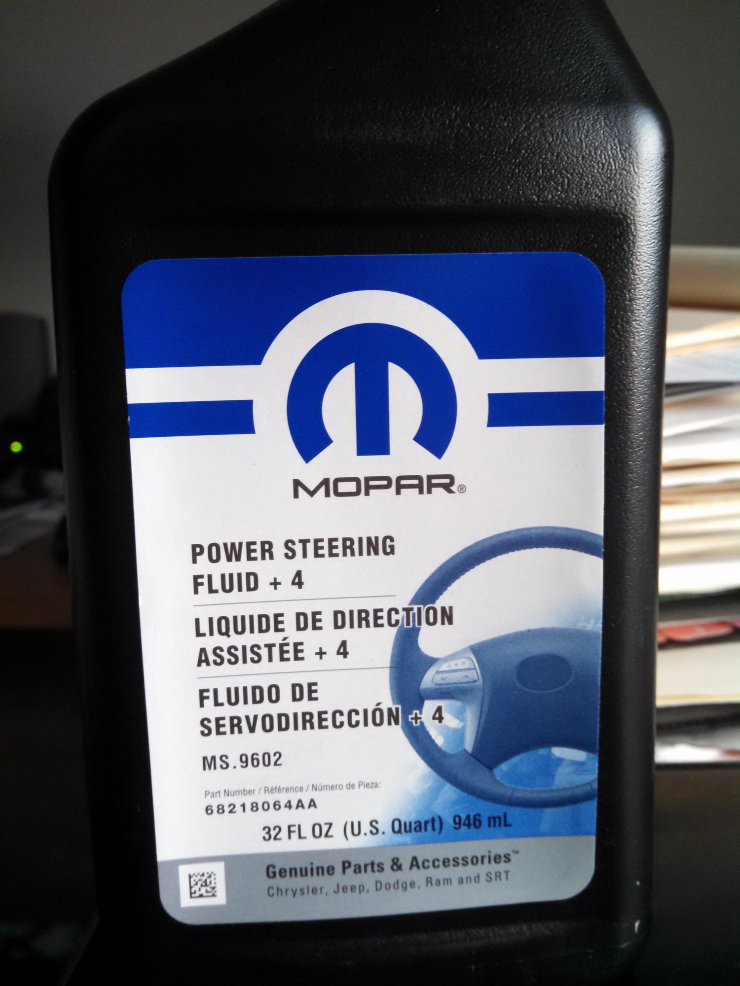 Mopar power steering fluid p n 04883077 reprapdiscount smart controller