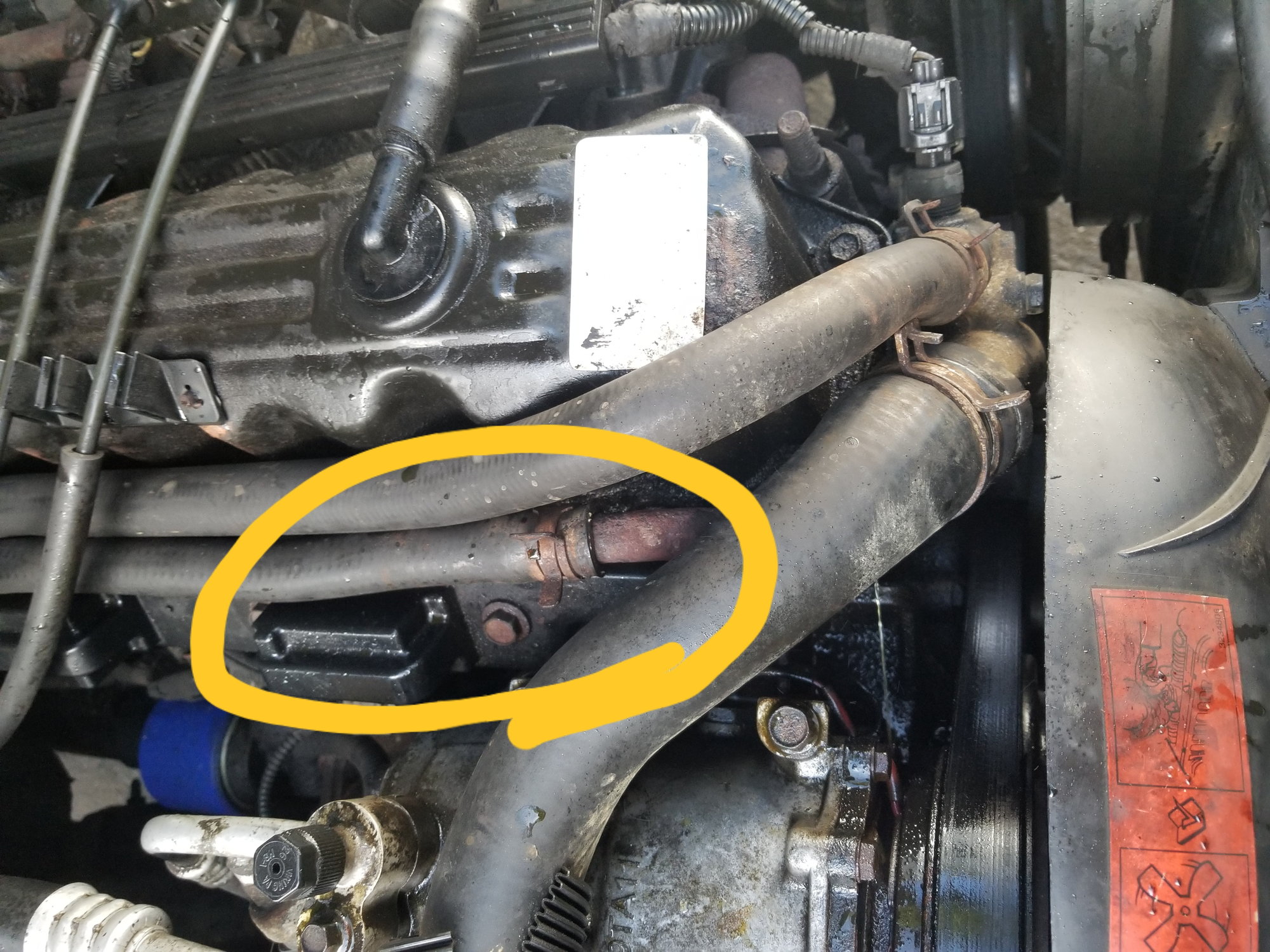 Radiator leak, pin hole leak from water pump inlet pipe. - Jeep Cherokee  Forum