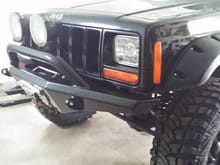 ORFAB front winch bumper installed