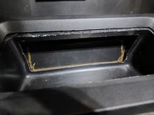Marked out the opening through the vent adapter