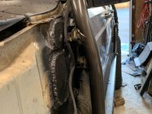 Same thing on the drivers side for the light bar wiring.