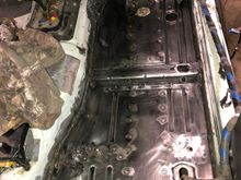 It took quite a while to get to this point, but all finished. It fits very nicely. I did get some help from a friend that welds much more often than I do. I also burned in a new seat mount! 


