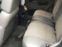 All the interior, carpet, trim fit. I did have to trim the plastic where the rear lower seat hinge sits a bit but it was all bolt in besides that.