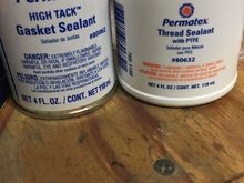 Be warned this gasket sealant and can become a sticky disaster if you’re not really careful. 