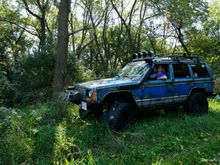 Roof Rack and winch back where they belong - Photo by Jason Sanders Studio.