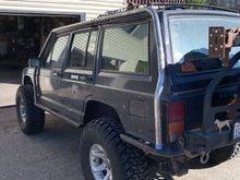 Here’s the rear of the side hoop.