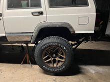 My wheel choice! 
Rocktrix rt105 - 17” with -12 offset 
Firestone Destination X/T - 275 70R 17 