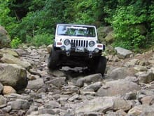 Dry creek bed in Tennessee. My 99TJ