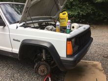 The start of what would be a long day.