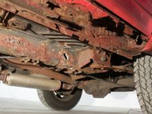1999 XJ Cherokee, 254,000 miles. Underside - Driver's Rocker Panel and Floor Pan - 4.