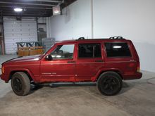 1999 XJ Cherokee, 254,000 miles. Underside - Driver's Side.