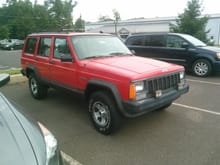 My new Jeep Cherokee! It's a 1994 I6 4.0 H.O. with only 18k miles on it as of August 2014.