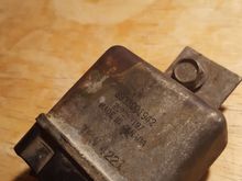 relay where wires had melted 2nd time around. what is it for? (friend says: heater choke relay). none of numbers show up when searched, not sure how to replace it. thought maybe there was an issue with this, that's why wires had melted right by it, and that's why I wanted to replace it.