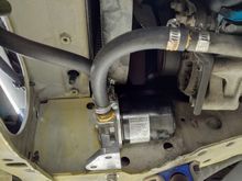 ATF external spin on filter mount.