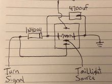DIY switchback module wiring (essentially a self powered delay off relay)