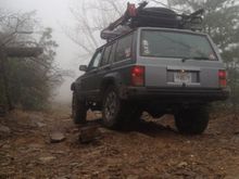 low visibility at high altitude

1993 Jeep cherokee with Bushwacker cutout fenders, 3" lift, 1" spidertrax adapters, rubicon wheels, yakima roof rack, rotopax mounts, hela lights