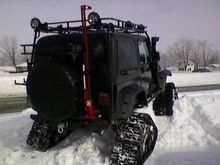 jeep wrangler with tracks