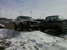 Im in the spot were that ford next to me used to park
