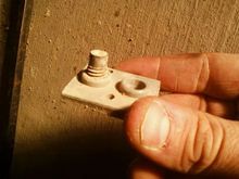 in case you ever wondered what the nut inside your frame for your crossmember mount looks like.....