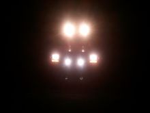 homebrew light bar with some cheapo 55w lights