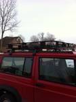 New roof rack. Lights are on!