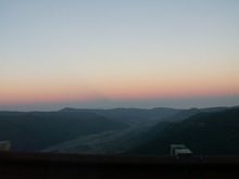 Sunrise from St.Helens. looking west.