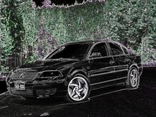 Picture that I played with of my wifes VW Passat