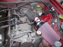 Poweraid and Rusty's air intake with k&amp;n 6x9 filter Bosch 4  spark plugs and Bosch wires i also have an awesome anti rust device that keeps my front end nice and new called a leaking valve cover gasket