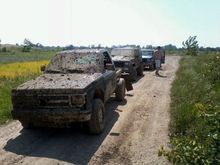 Day out with the boys in Galloway, poor S-10 blew a tire within five minutes of arriving.