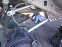 NEW bushings and control arms painted.