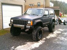 88 XJ Pioneer, 2 Door, 4.0, 5 Speed, 9&quot; Longarm Lift, locked f&amp;r, 4:56's, 35's