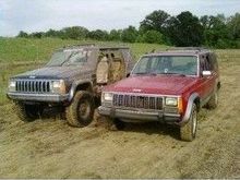 me and matt after pulling his jeep out