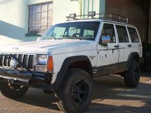 3" lift with offroad zone shock and steering stabizer