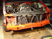 Removing all the old damaged front end components