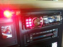 alpine cda-105 head unit with mtx amp gain control