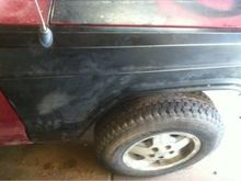 New front fender to replace the trashed one.