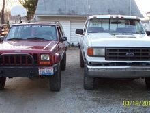 99 xj sport
87 f150 xlt lariat