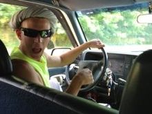 Clownin in the work truck! Where's my Ak? Lol