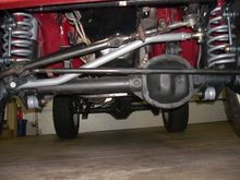 Front Suspension complete. RE 3.5" lift and Trac Bar.