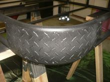 used thin sheetmetal diamond plate