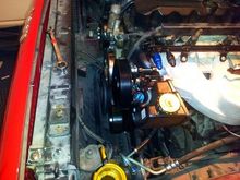 Installed, ready for belt