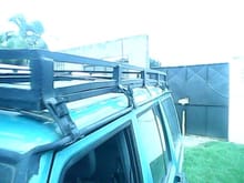 a local welder made the gutter-mounted roof rack and it gets used a lot