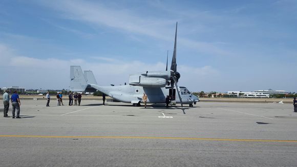 got to check out the osprey we weld parts for.....