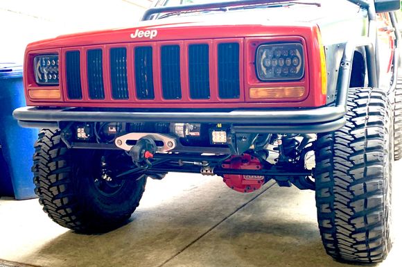 Joel built a custom tube bumper for his.