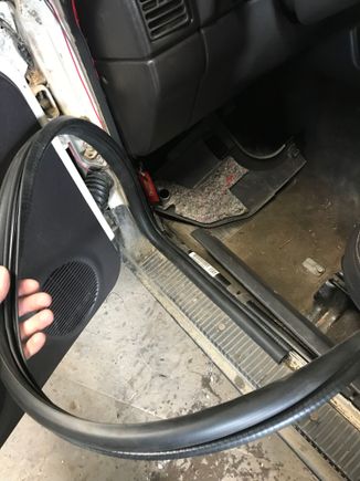 Mid-installation 